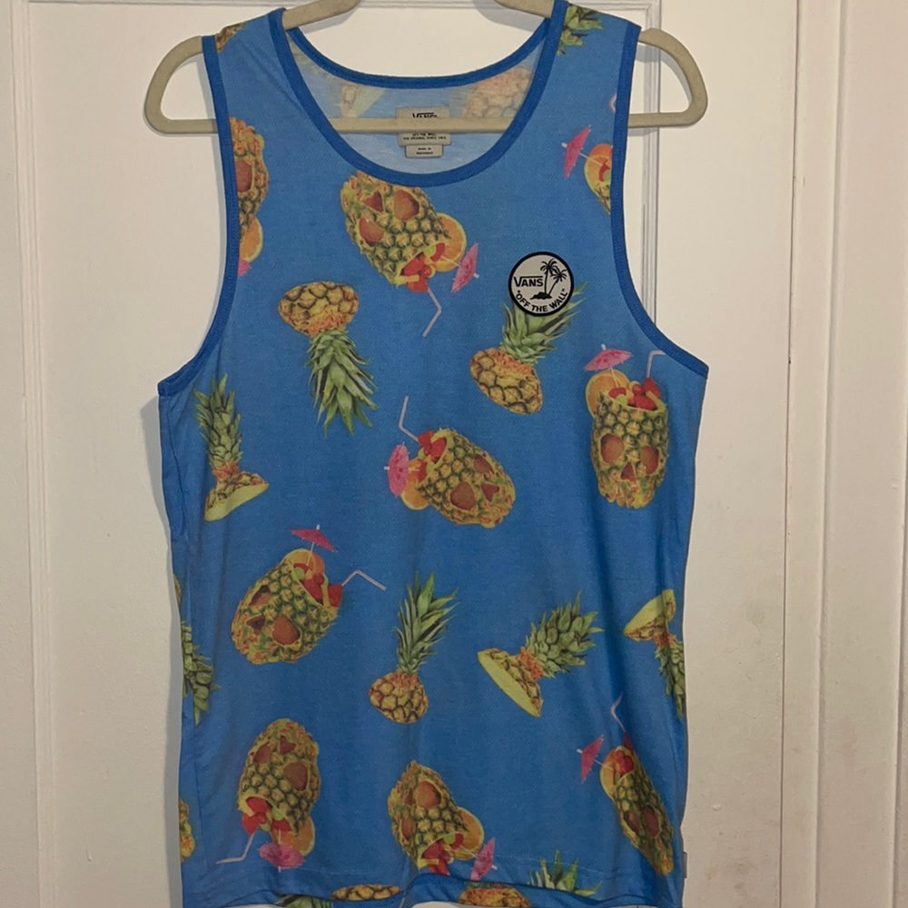 Vans pineapple tank top. Size small.
